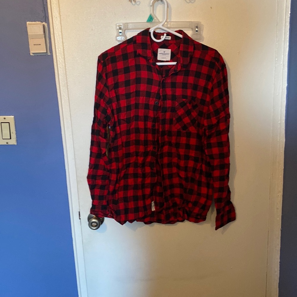 American eagle flannel shirt